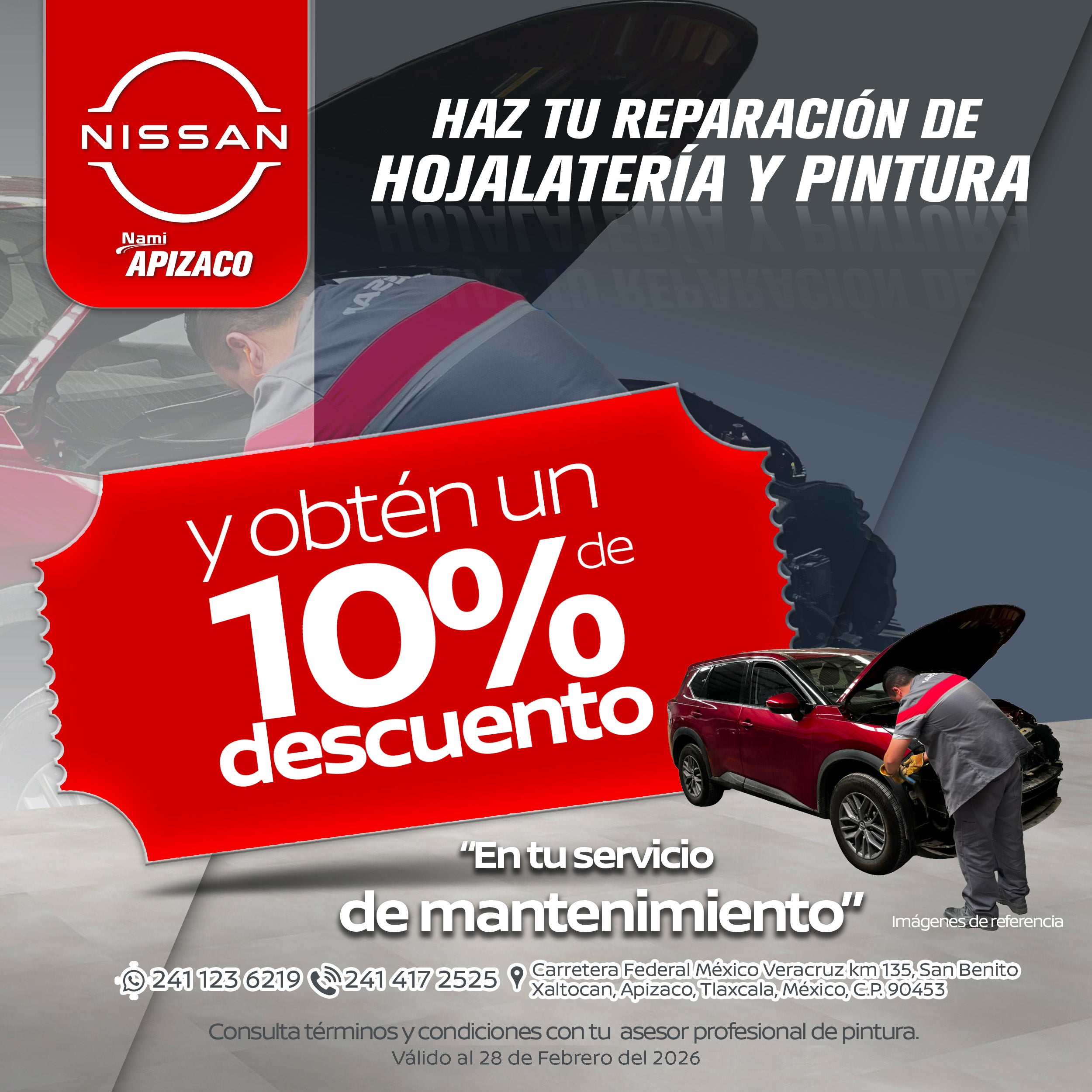 HAZ UNA REPARACIÓN DE HOJALATERÍA Y PINTURA