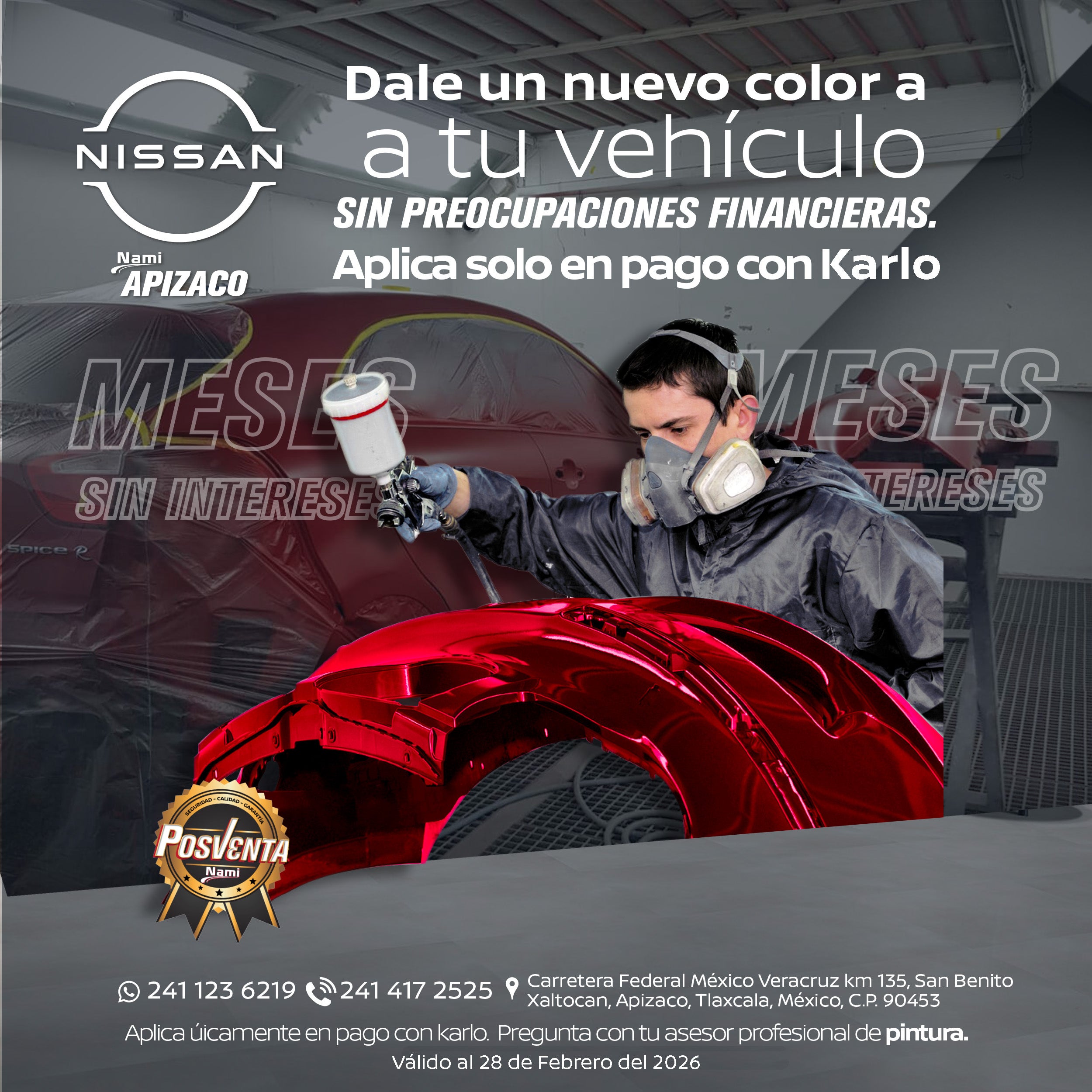 DALE UN NUEVO COLOR A TU AUTO