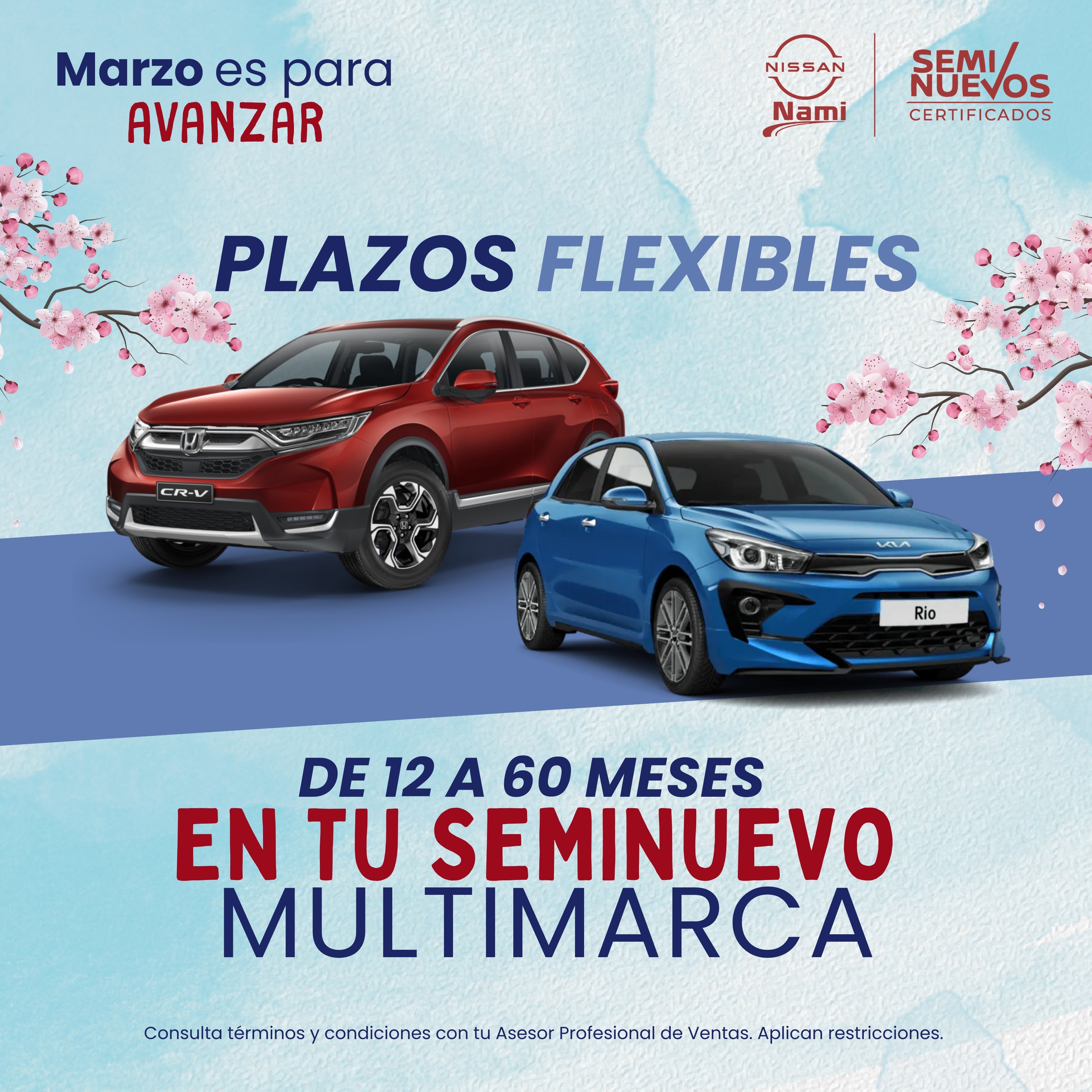 Plazos cortos para comprar tu seminuevo.