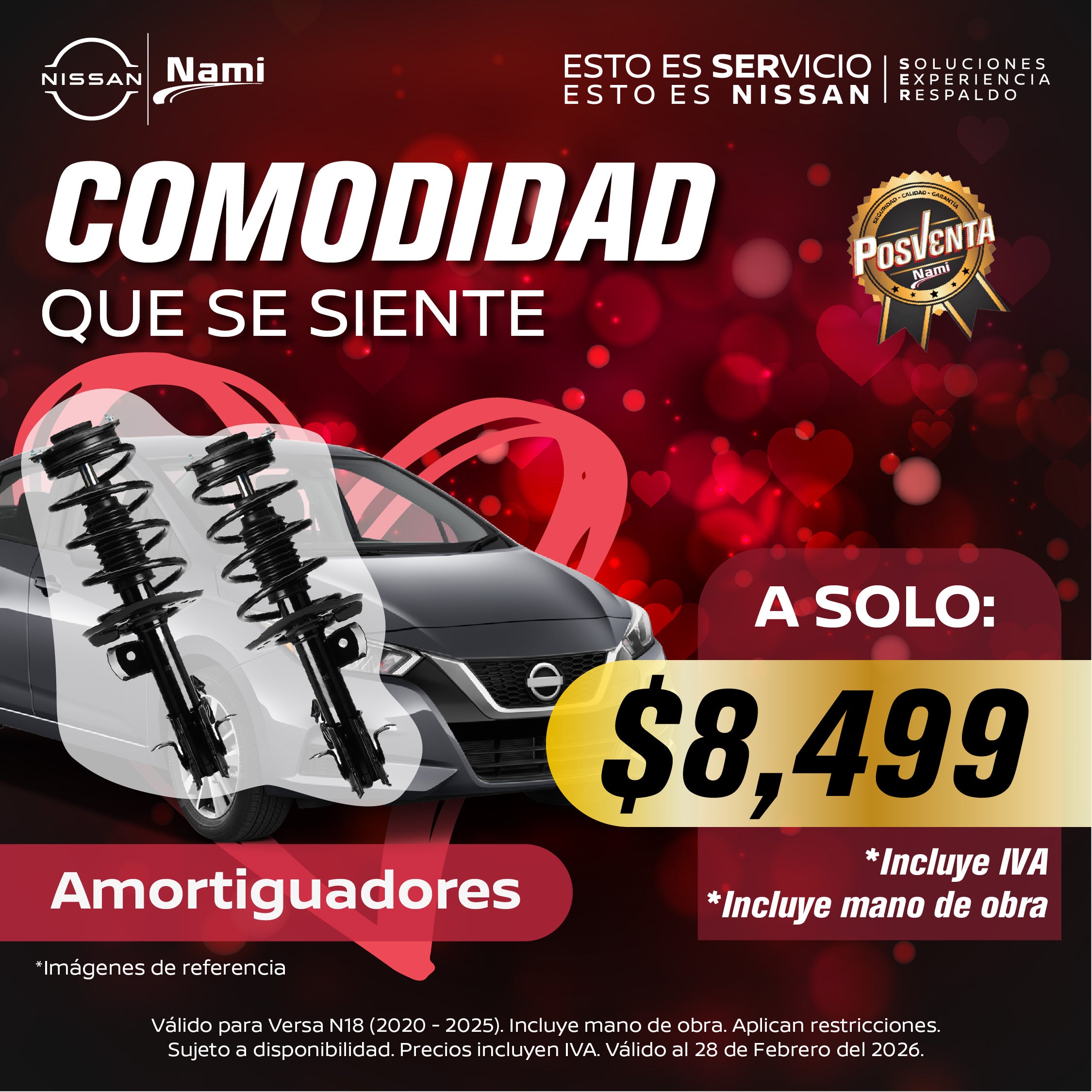 COMODIDAD QUE SE SIENTE