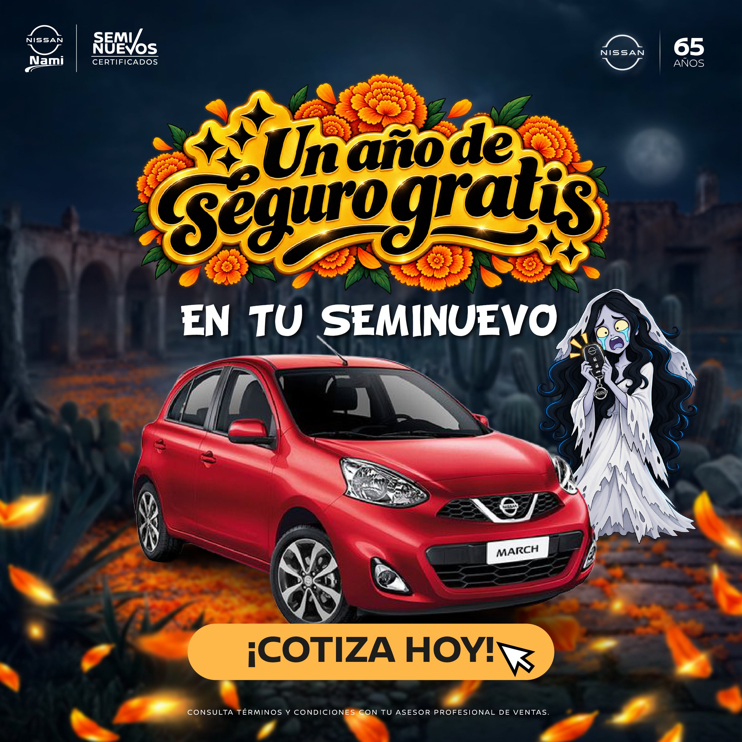 Estrena un seminuevo con seguro Gratis